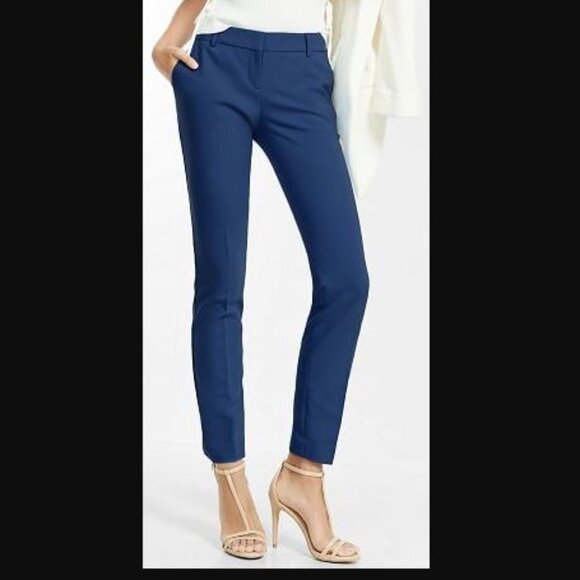 Express Columnist Ankle Low Rise Size 00 Short Black Stretch Pants - Picture 6 of 6